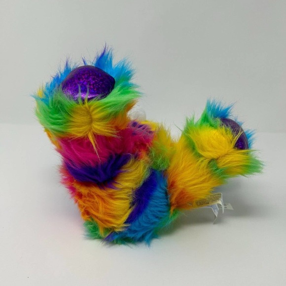 Build A Bear 9" Plush Color Craze Fluffy Rainbow Panda Bear BABW Shimmery Eyes - Picture 9 of 16